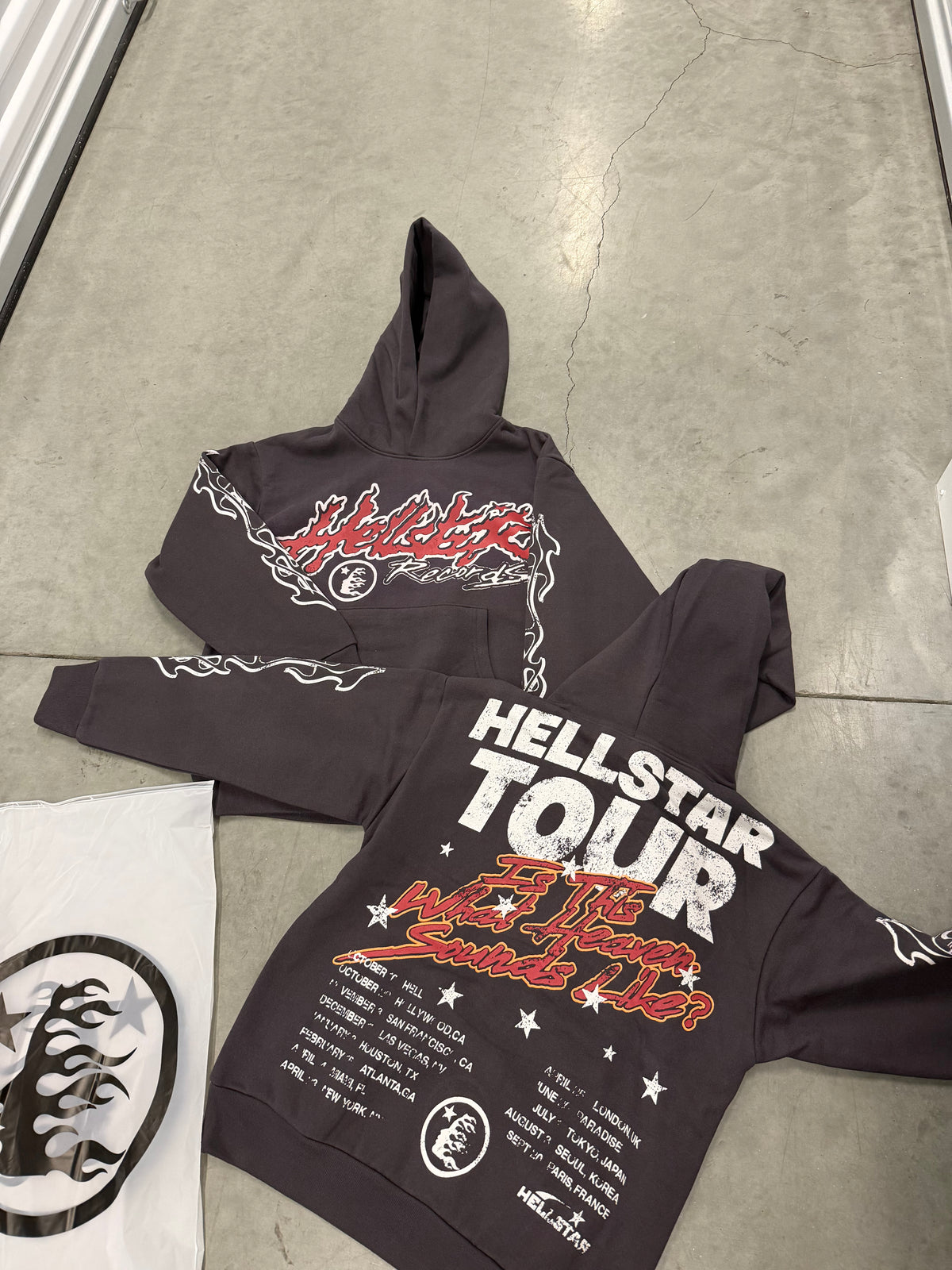 Grey HS Tour Hoodie